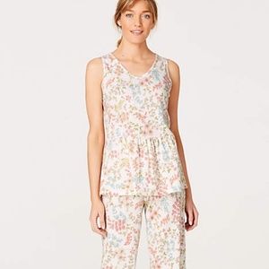 J.Jill NEW L  Sleep Ultrasoft Peplum Tank NWT